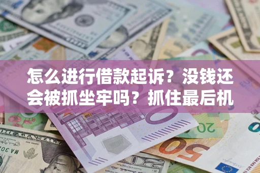济南怎么进行借款起诉？没钱还会被抓坐牢吗？抓住最后机会！
