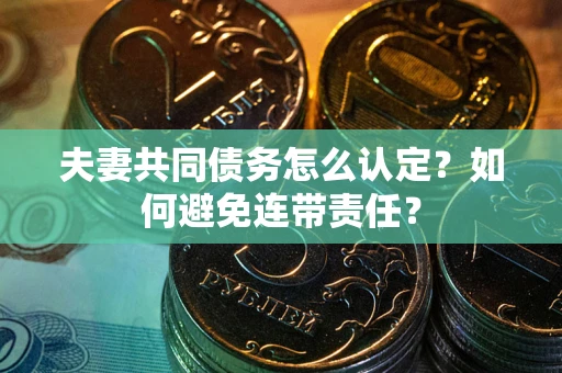 济南夫妻共同债务怎么认定？如何避免连带责任？