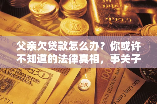 济南父亲欠贷款怎么办？你或许不知道的法律真相，事关子女未来