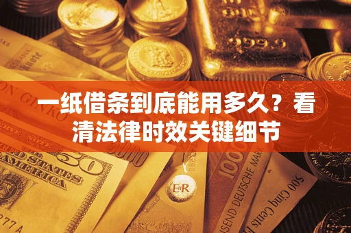 济南一纸借条到底能用多久？看清法律时效关键细节