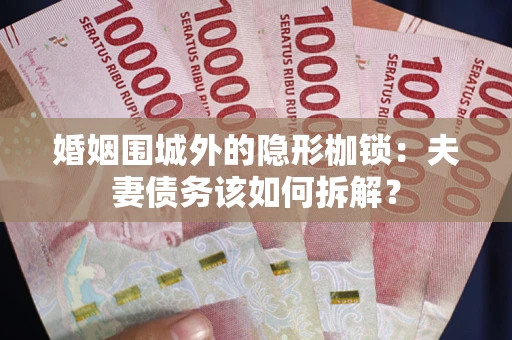 济南婚姻围城外的隐形枷锁：夫妻债务该如何拆解？