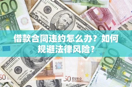 济南借款合同违约怎么办？如何规避法律风险？